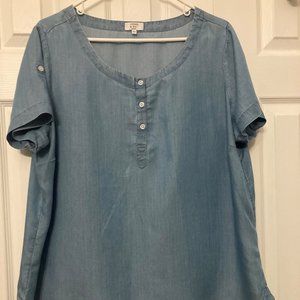 1X Tencel Denim Top